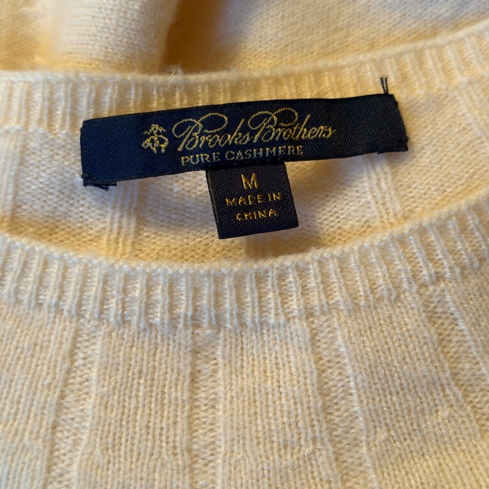 Brooks Brothers Pure Cashmere Sweater - Picture 4 of 8